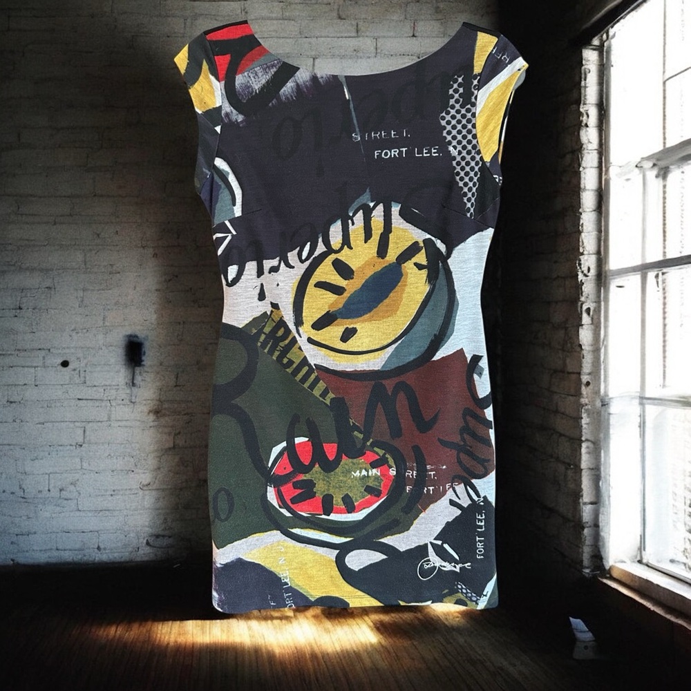 DESIGUAL Body Con Printed Dressโ Fort Lee S-M